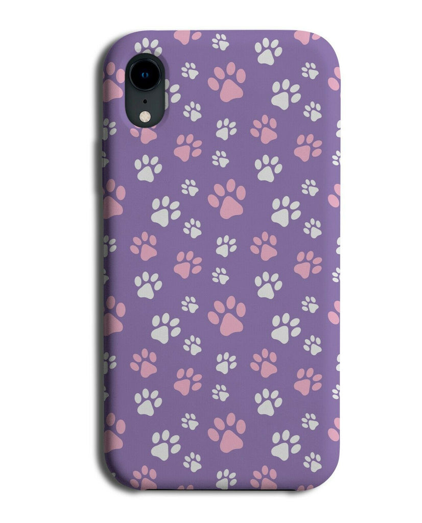 Girly Safari Paw Print Phone Case Cover Paws Prints Pet Animal Animals G805