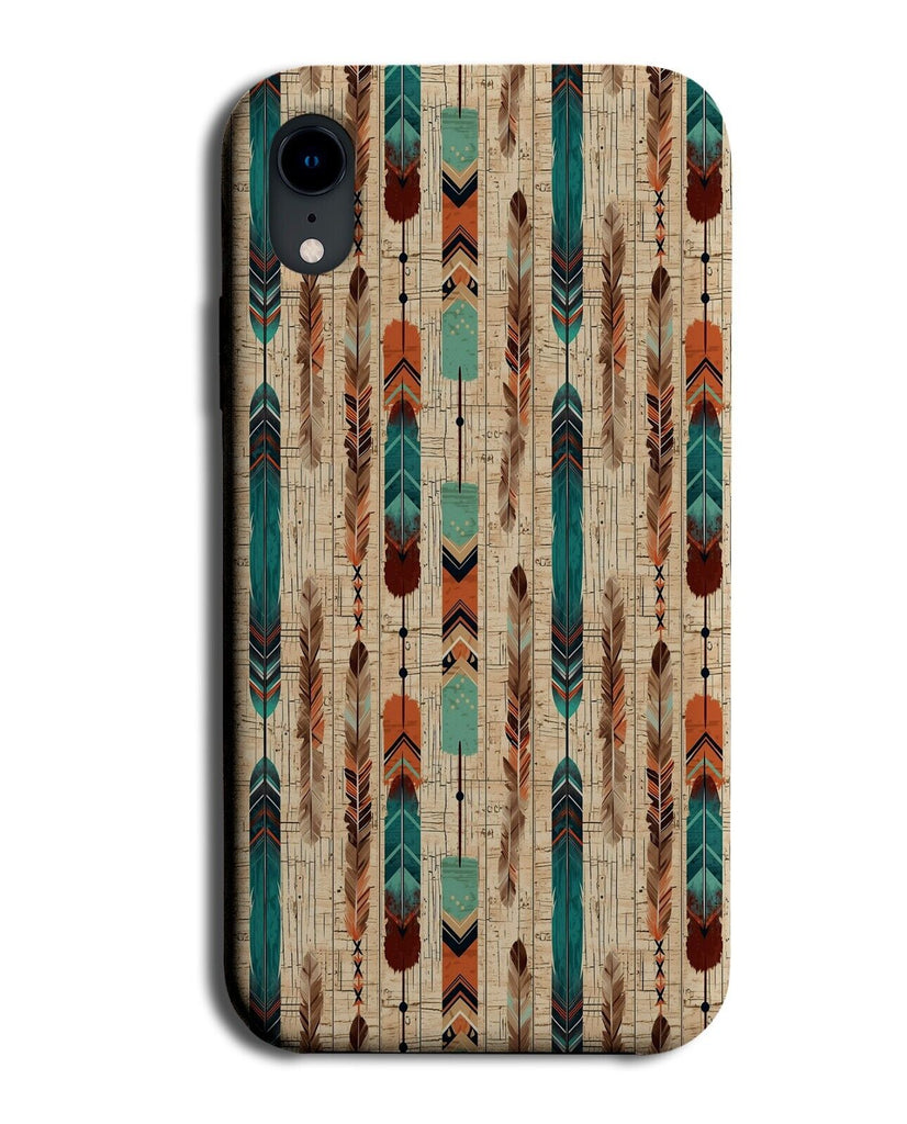 Native American Feathers Phone Case Cover Feather Style Look Design Indian DC76