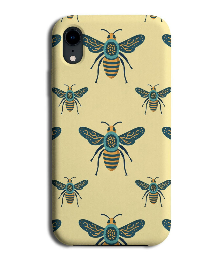 Cartoon Bee Phone Case Cover Wasps Bees Insects Insect Bugs Kids Childrens E544
