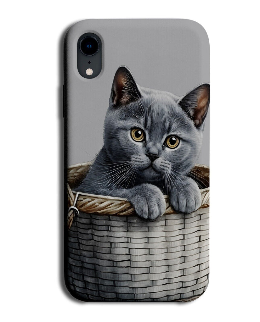 Grey Exotic Shorthair Cats Face Phone Case Cover Cat Kitten Coloured Kitty DH65