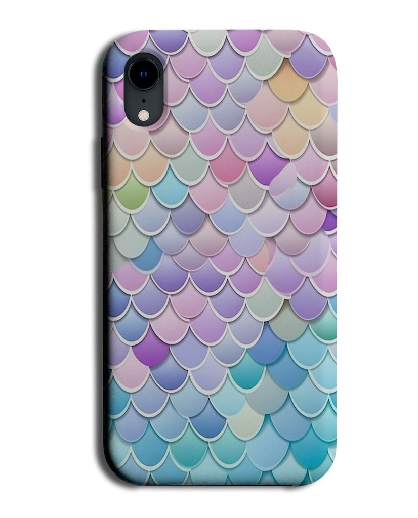 Pastel Colourful Mermaid Tail Skin Phone Case Cover Fin Fins Mermaids Neon CI56