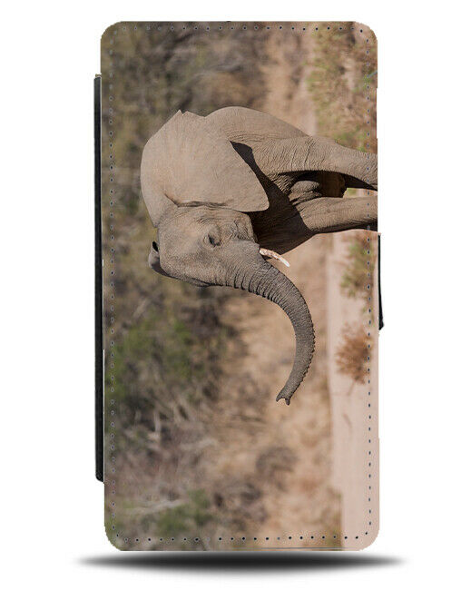 Baby Elephant Flip Wallet Case Elephants Kids Children African Photograph H910