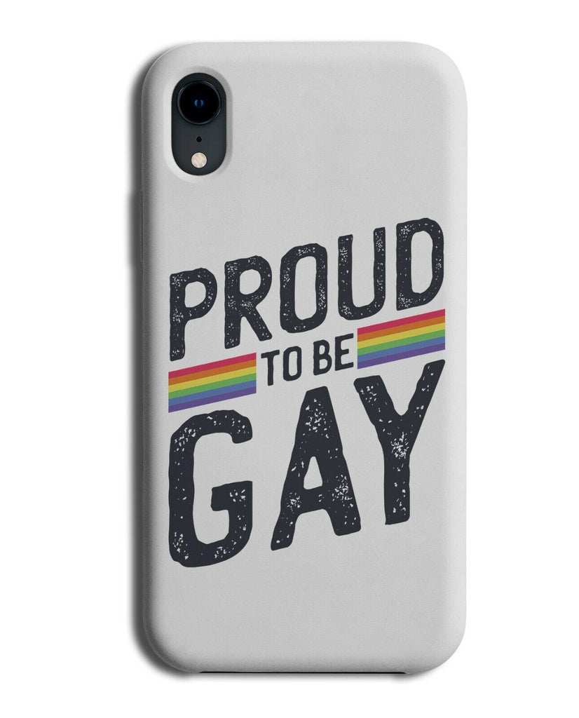 Proud To Be Gay Phone Case Cover Colourful Rainbow Marks Pride LGBT LGBTQ K139