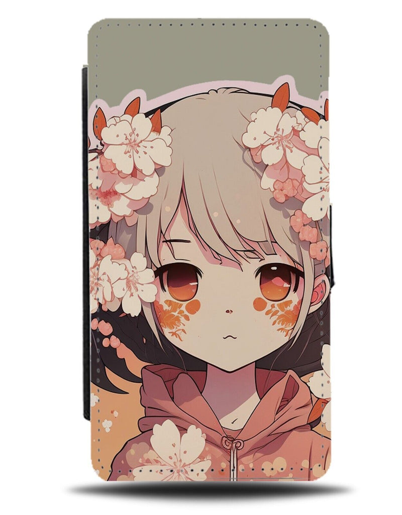 Sakura Cherry Blossoms Anime Character Flip Wallet Case Blossom Style Flora AC63