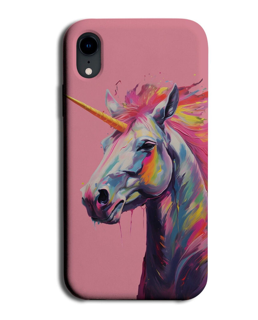 Colourful Unicorn Artwork Phone Case Cover Graffiti Unicorns Face Head Horn CS88