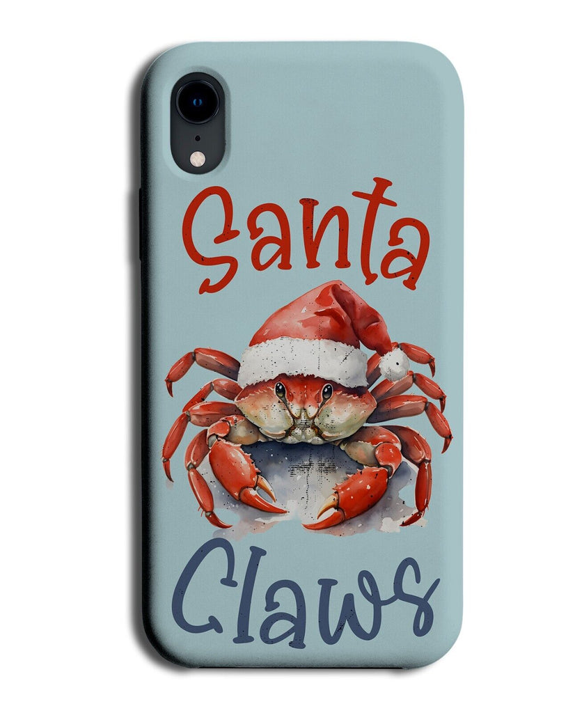 Funny Santa Claws Phone Case Cover Crab Crabs Christmas Clause Xmas Seafood DC78