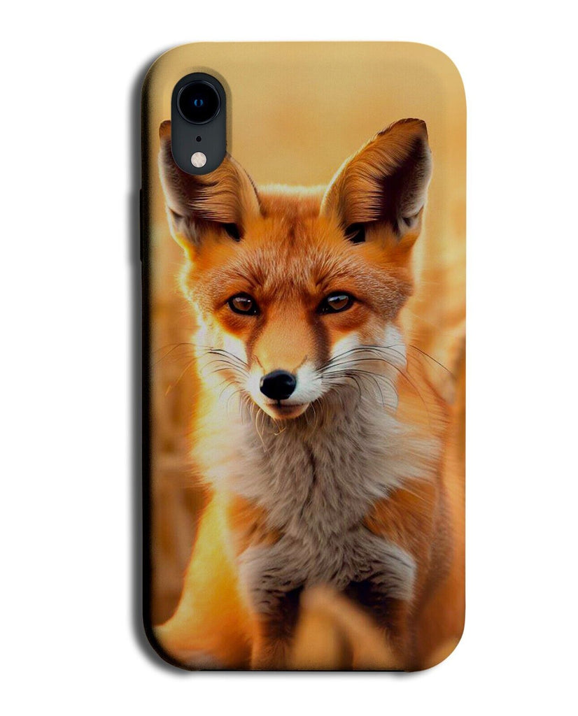 Fox In Wheat Field Phone Case Cover Foxs Foxes Photograph Photo Picture DA30