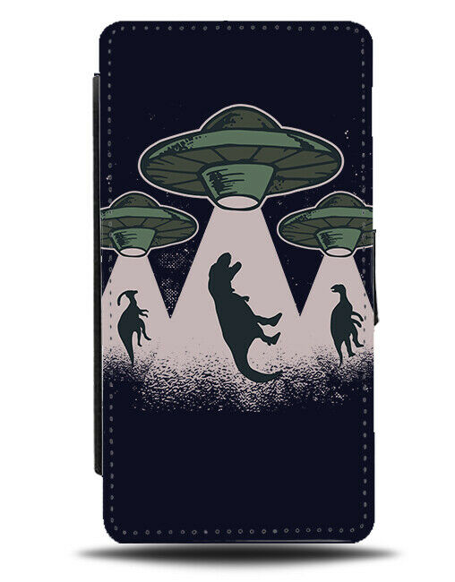 Dinosaurs Abducted By Aliens Phone Cover Case UFO Spaceship Light Beam J257