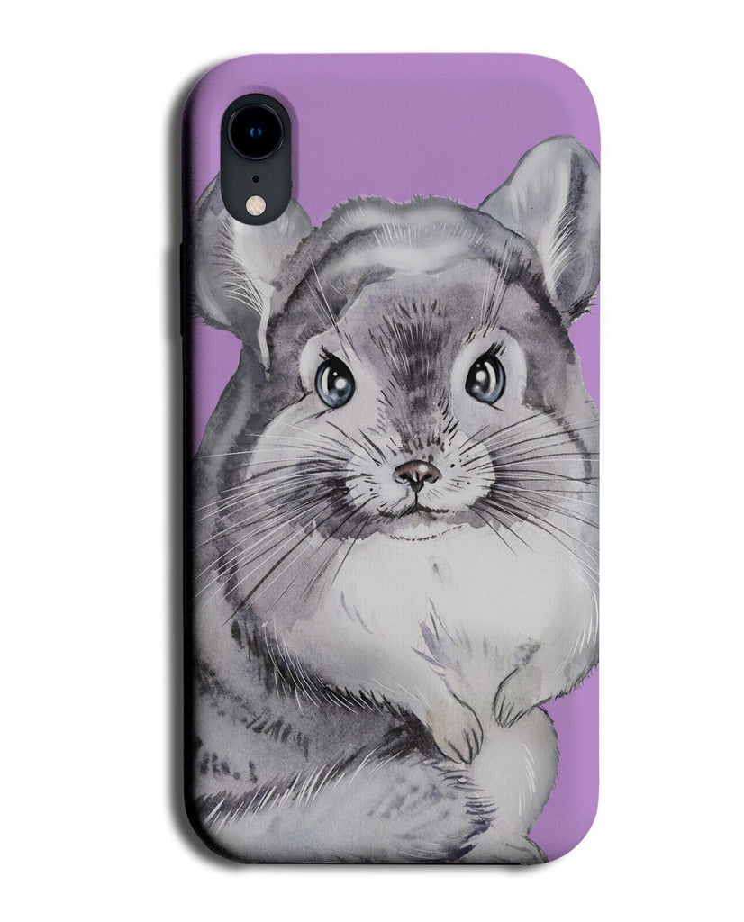 Chinchilla Phone Case Cover Chinchillas Pet Purple Animal Gift Present Q827E