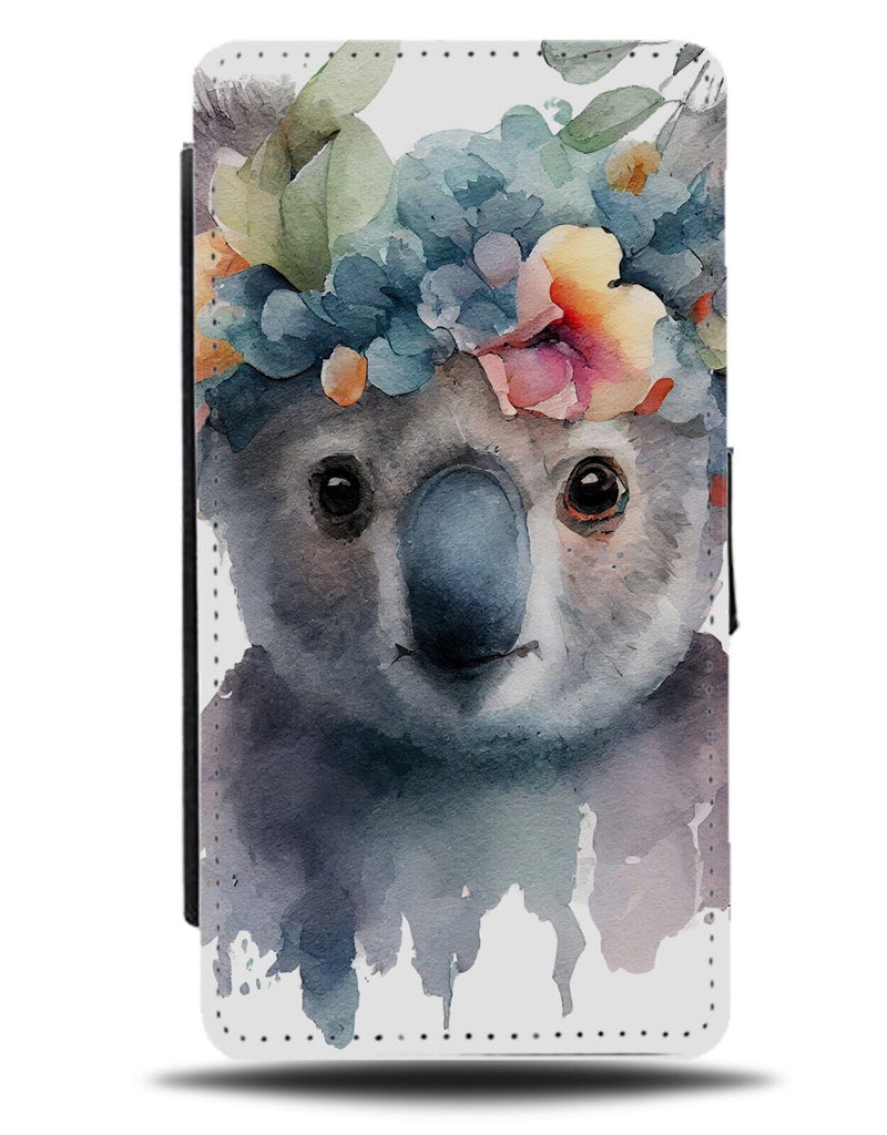 Dripping Koala Watercolour Print Flip Wallet Case Oil Painting Bear Bears AP24