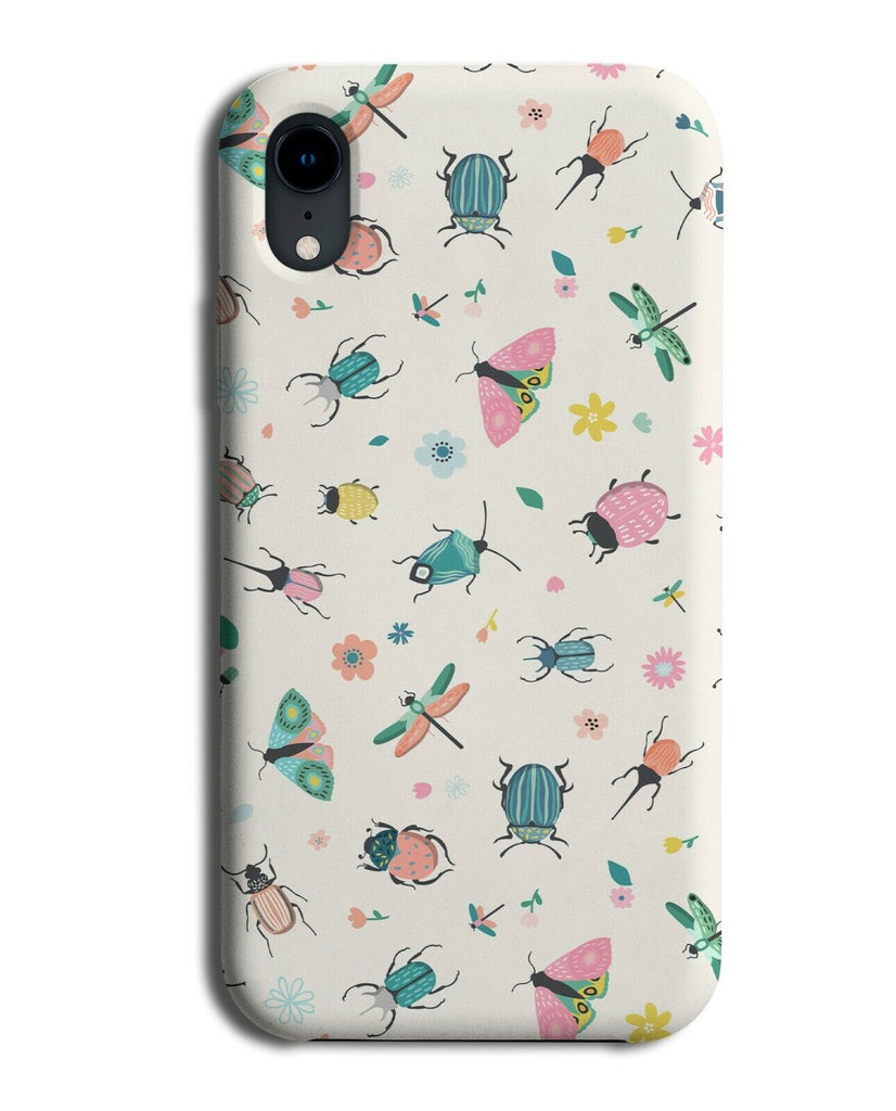 Insect Pattern Phone Case Cover Insects Bug Bugs Shapes Kids Nature Ants E601