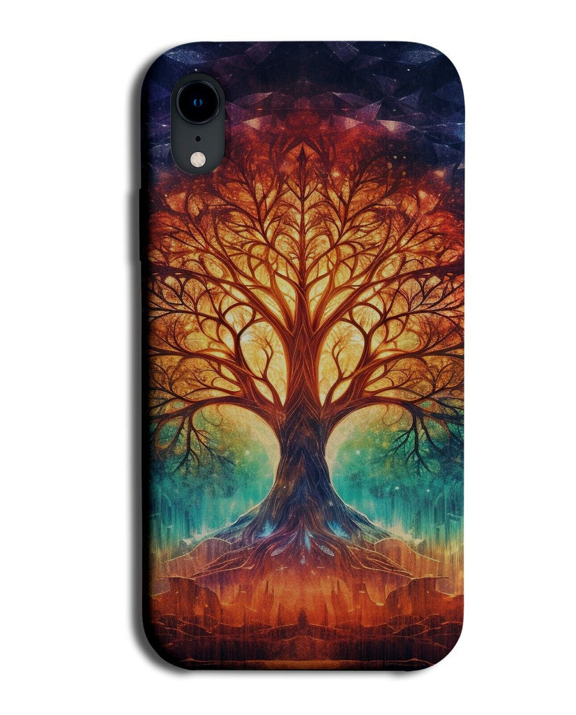 Positivity Tree Of Life Style Design Phone Case Cover Artwork Trees Sunrise DC01