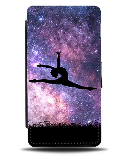 Gymnastics Flip Cover Wallet Phone Case Dancer Kit Dancing Space Stars i719