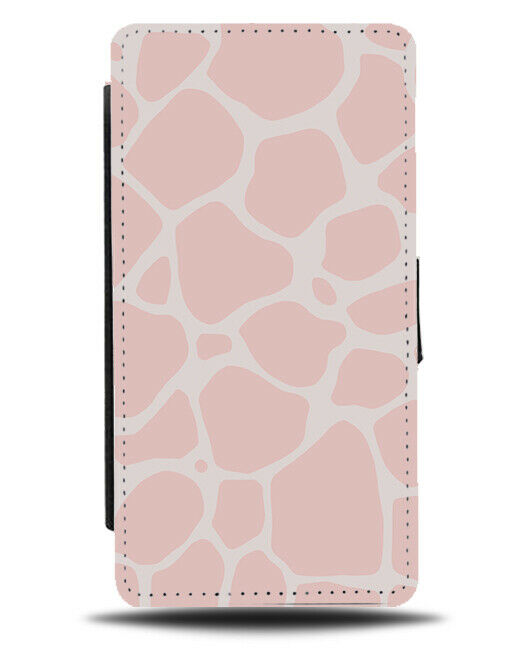 Giraffe and Cow Print Skin Flip Wallet Case Cows Girls Girly Pink Safari F116