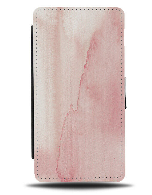 Pink Dried Paint Design Flip Wallet Case Painting Weird Unique E990