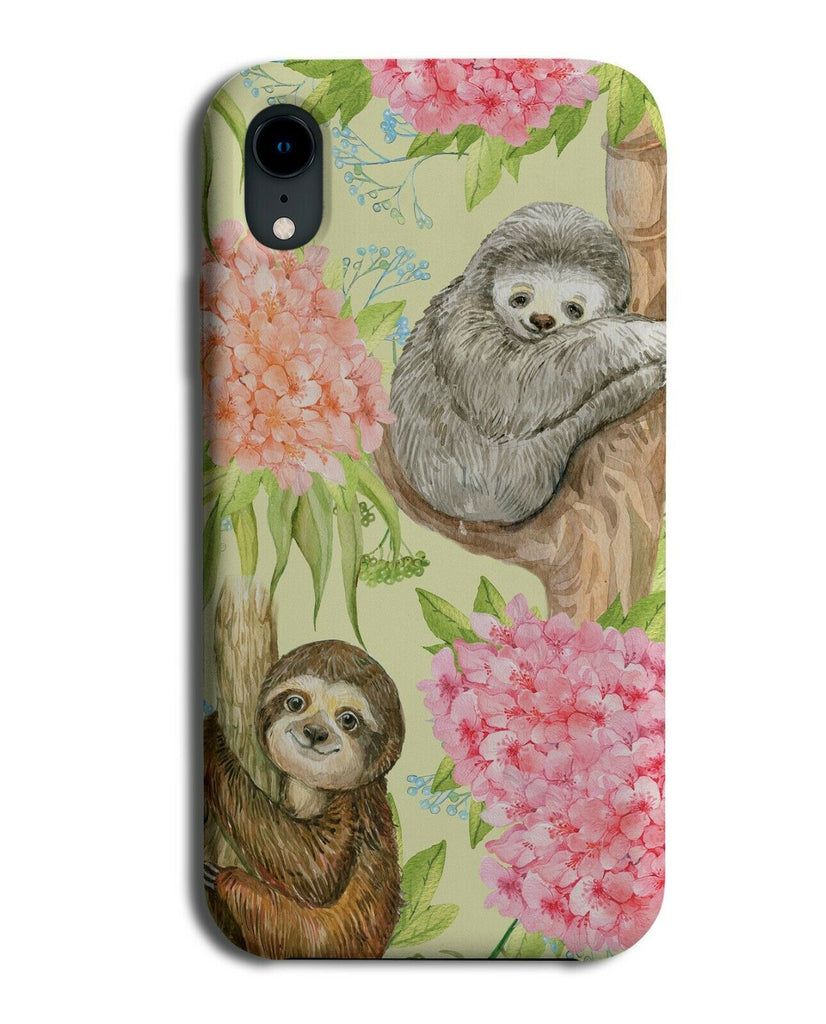 Sloth Duo Phone Case Cover Sloths Twins Couple Twinning Chilax Lazy Pair G302