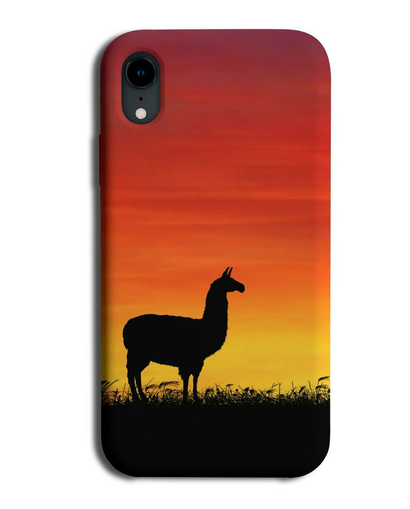 Llama Phone Case Cover Llama Alpaca Alpacas Sunset Sunrise Photo i246