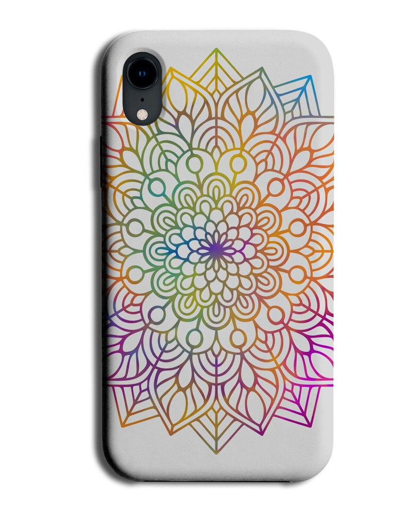 Rainbow Mandalas Phone Case Cover Mandala Colourful Multicolour Indian AZ35