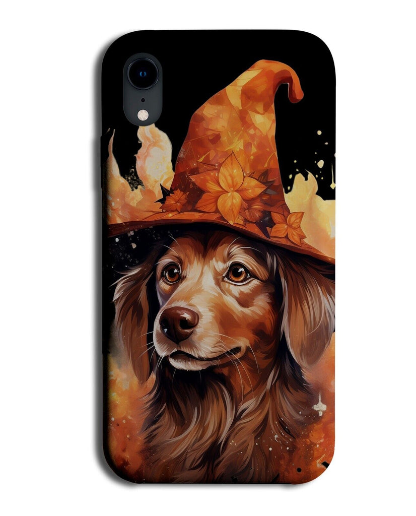 Funny Labrador Witch Phone Case Cover Halloween Halloweens Dog Dogs Hat CD70