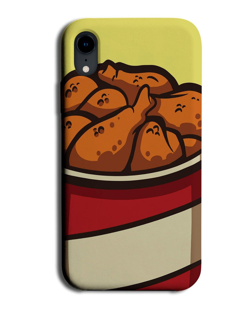 Bucket Of Fried Chicken Phone Case Cover Funny Food Chicken Wings Pieces P764