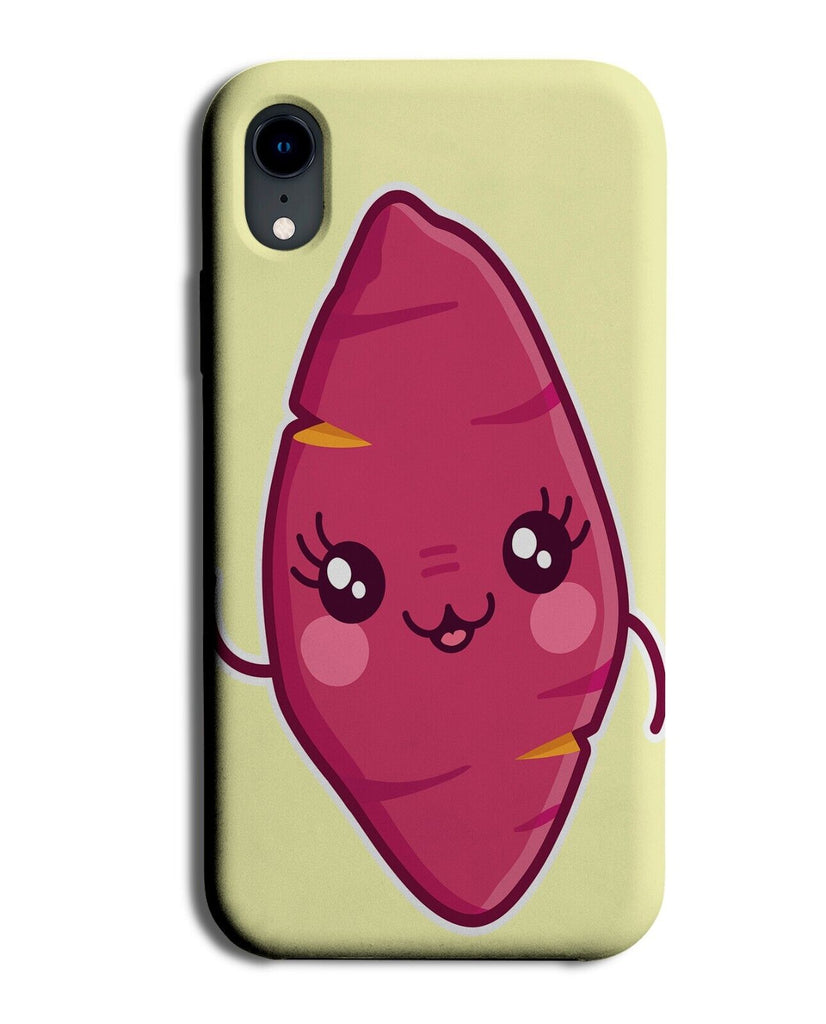 Kawaii Sweet Potato Phone Case Cover Potatoes Food Poatoe Potatos Yellow P104