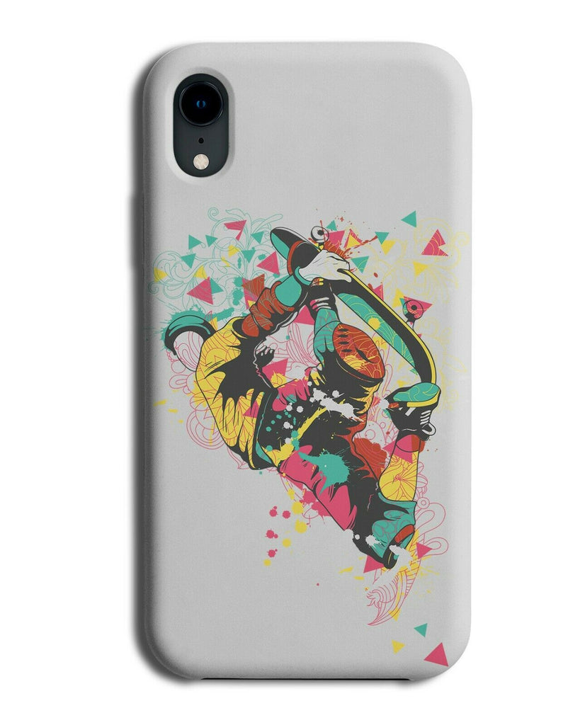 Colourful Abstract Skateboard Phone Case Cover Skate Board Geometric Shapes E330