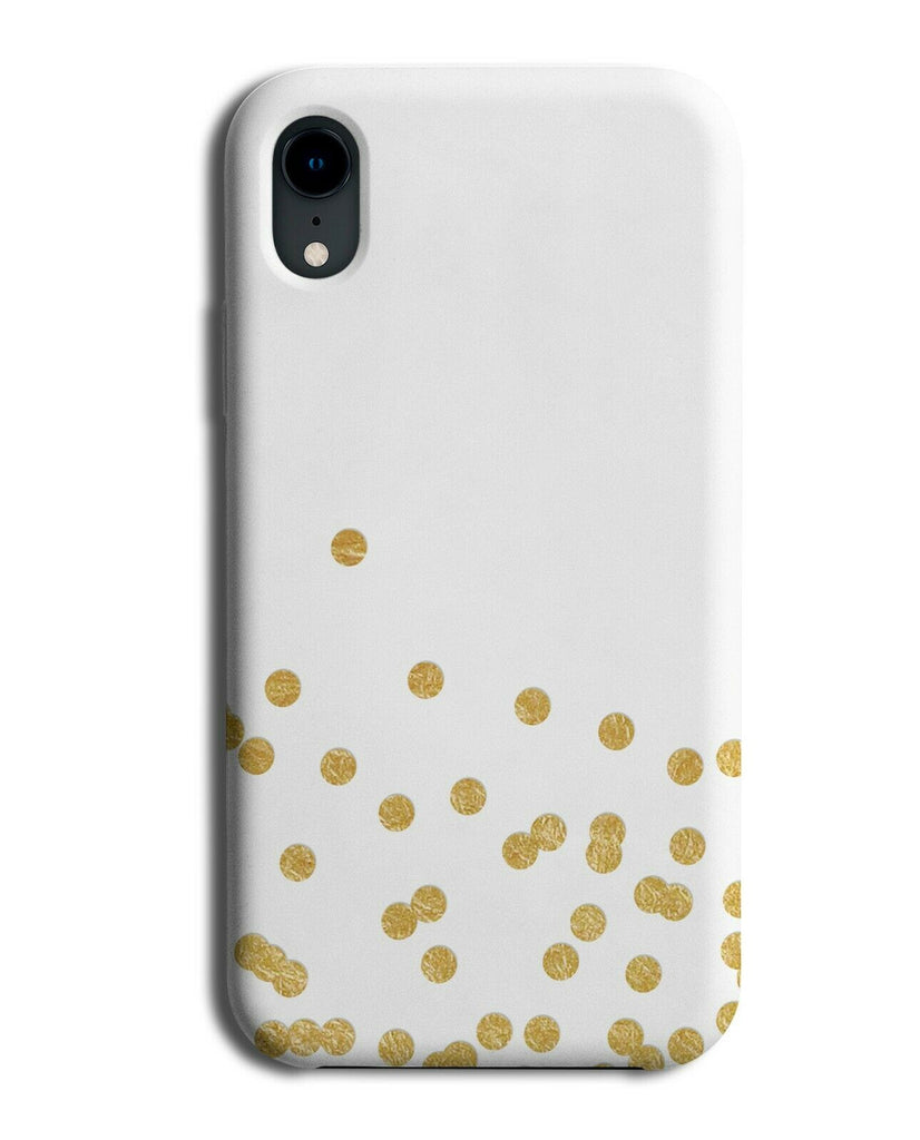 Fallen Golden Dots Phone Case Cover Pieces Spots Pattern Girly Luxurious F704