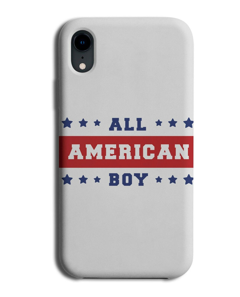 All American Boy Phone Case Cover Mens Boys Male Phrase America USA K371