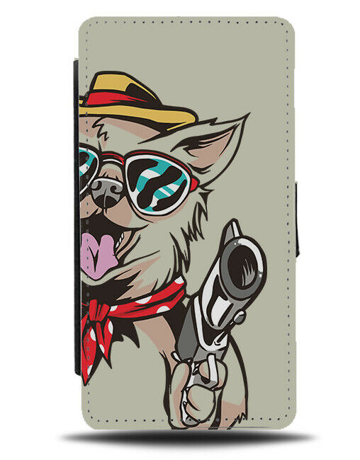 Funny Chihuahua Cowboy Phone Cover Case Hat Cowboys Wild West Western J133