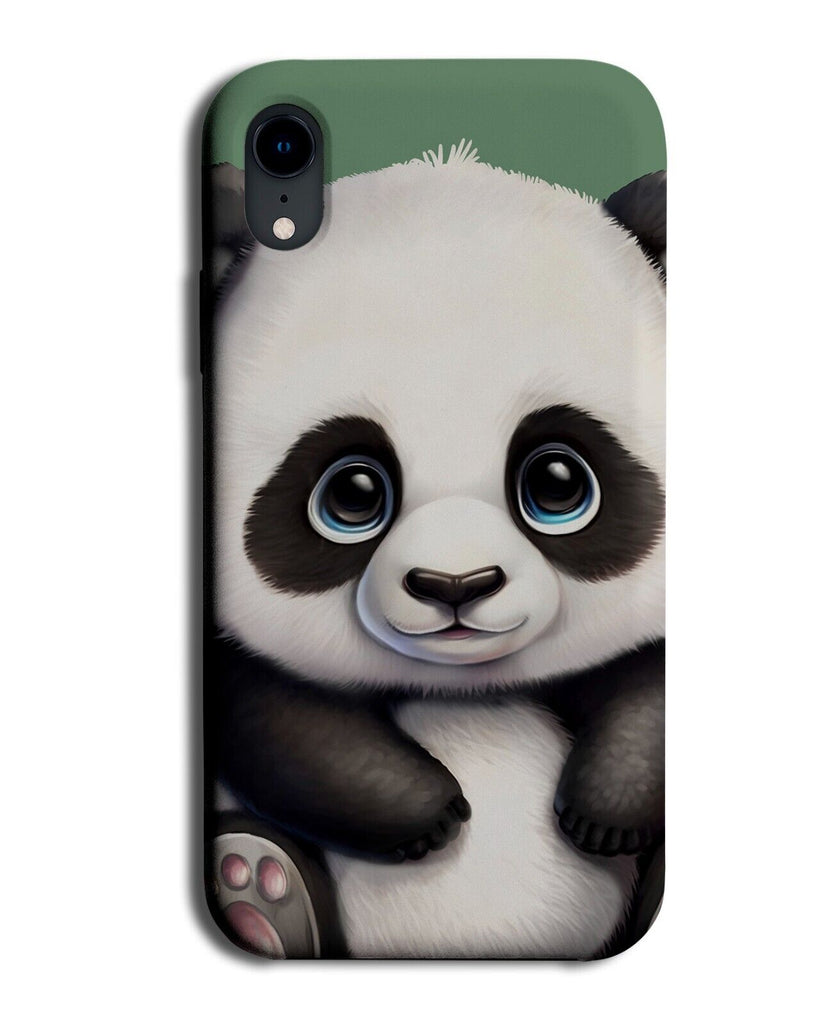 Adorable Panda With Big Blue Eyes Phone Case Cover Pandas Eye Bug Eyed Asia AH82