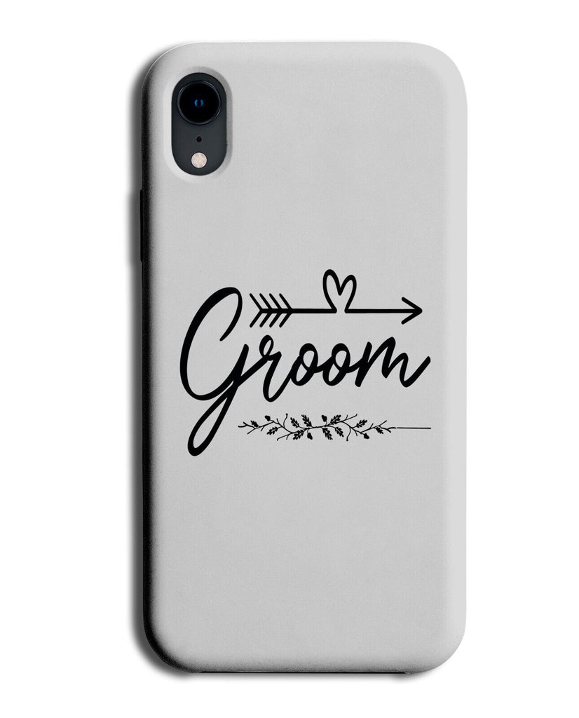White Coloured Wedding Groom Phone Case Cover Grooms Groomsman Mens Men DE46