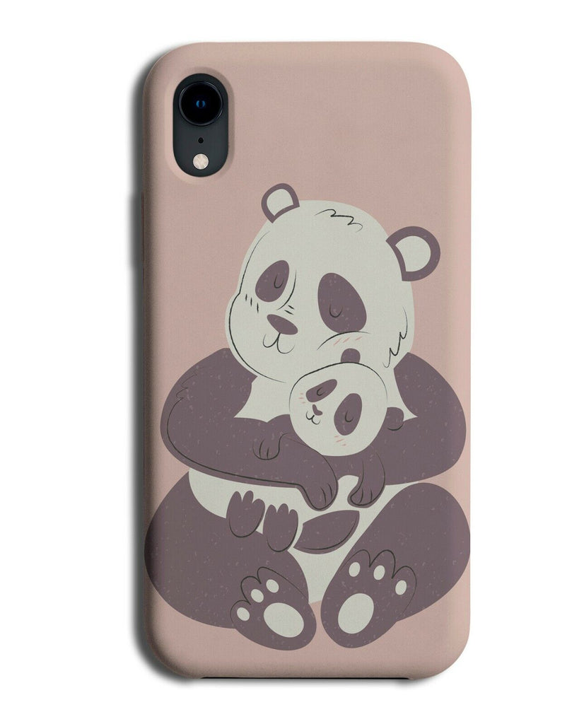 Mommy Panda Phone Case Cover Mummy Pandas Bear Baby Cute Pregnancy J865