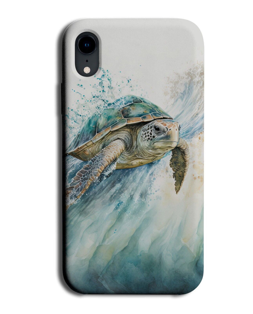 Diving Turtle Phone Case Cover Tortoise Swimming Swim Ocean Sea Tortoises BW67