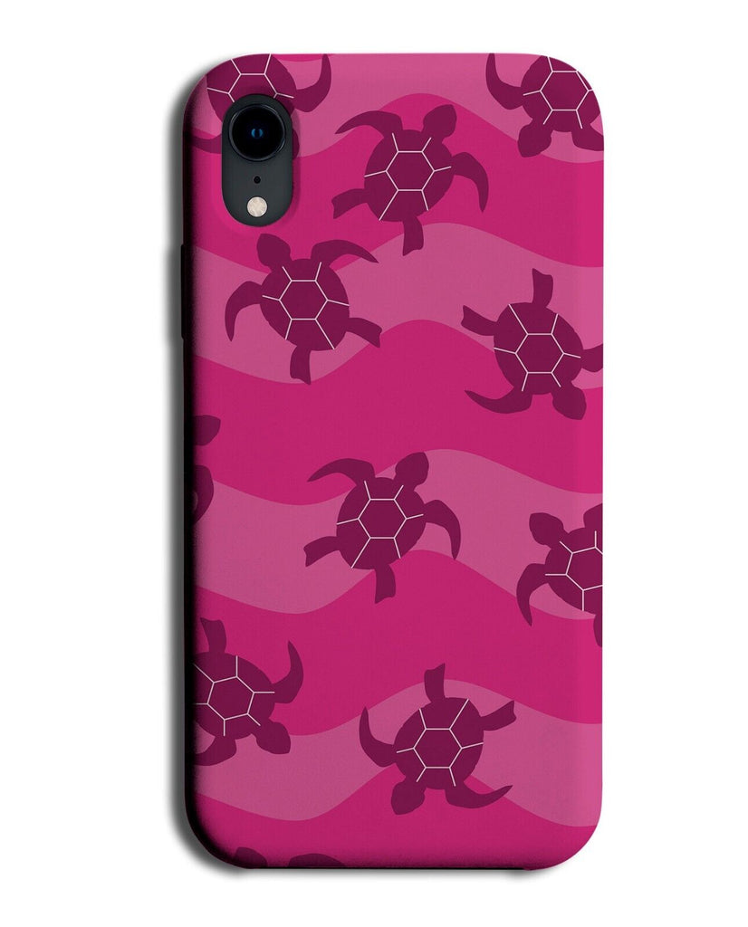 Hot Pink and Light Phone Case Cover Turtle Turtles Tortoise Tortoises Shell BV29