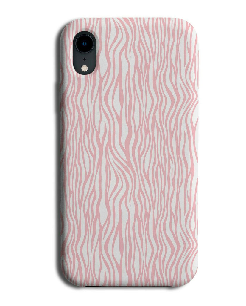 Pink and White Zebra Print Phone Case Cover Skin Tiger Stripe Stripes Marks F096