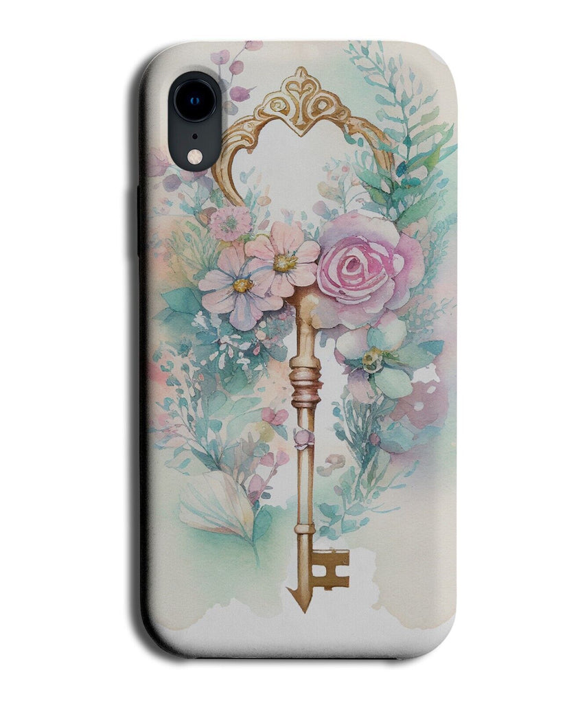 Fairytale Key Phone Case Cover Keys Fairy Tale Flowers Girly Girl Shape BE83