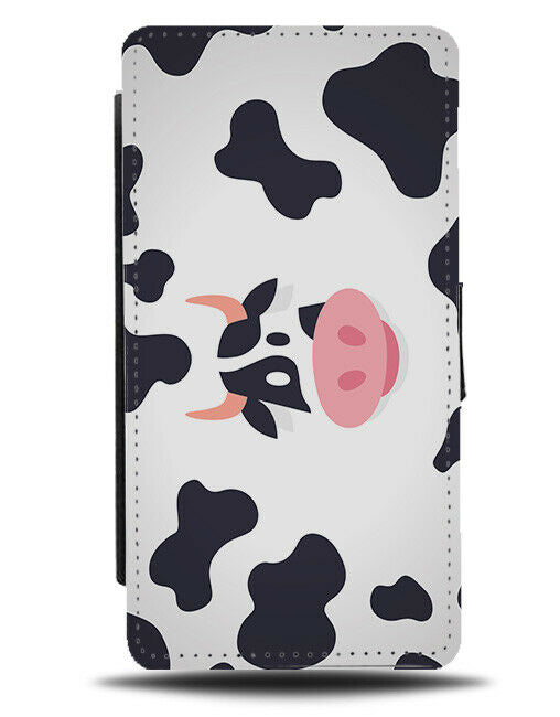 Cartoon Cow Print and Cows Face Symbol Phone Cover Case Cows Marks Spotted J154