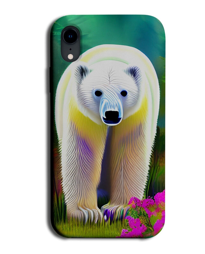 Polar Bear Art Phone Case Cover Bears Walking Pacing White Christmas Paws CK18