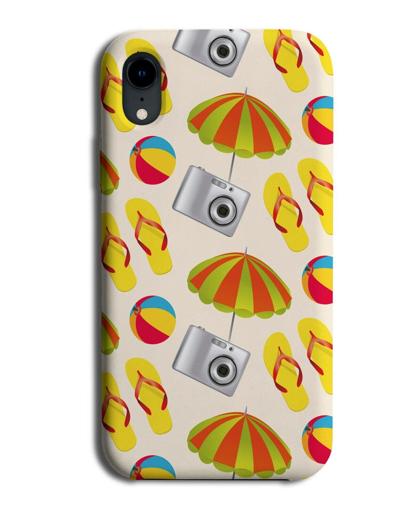 Vintage Holiday Travel Phone Case Cover Beachballs Pattern Design Summer E542