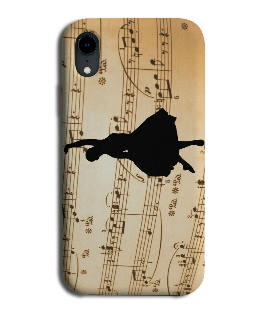 Ballet Dancer Phone Case Cover Ballerina Musical Notes Music Symbols si21