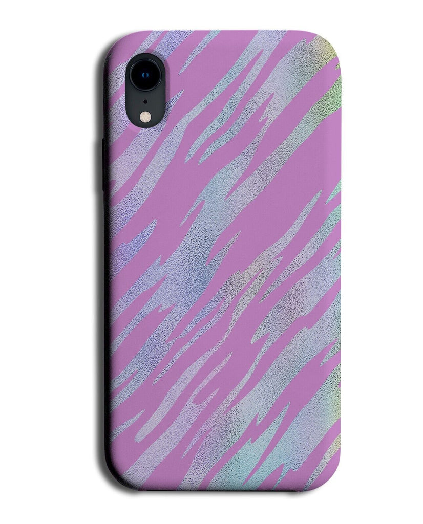 Pink Iridescent Tiger Stripes Phone Case Cover Tigers Girl Girls Skin Print DE57