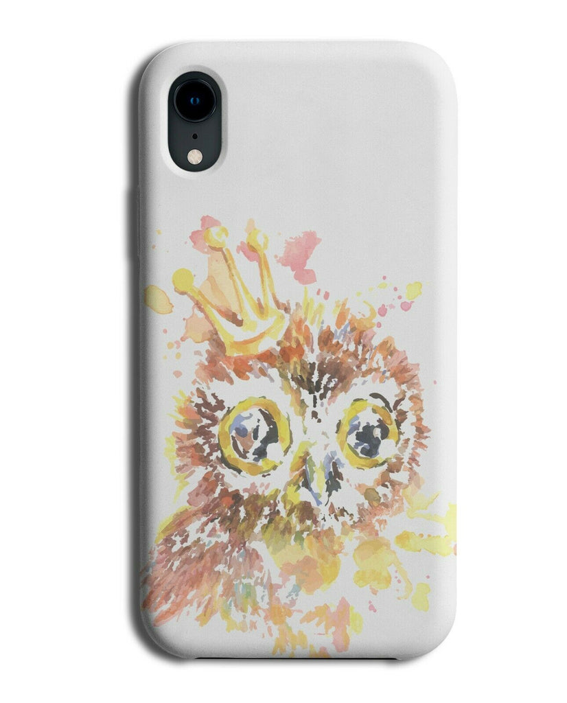 Owl Oil Painting Phone Case Cover Drawing Watercolour Animal Artwork Art E435