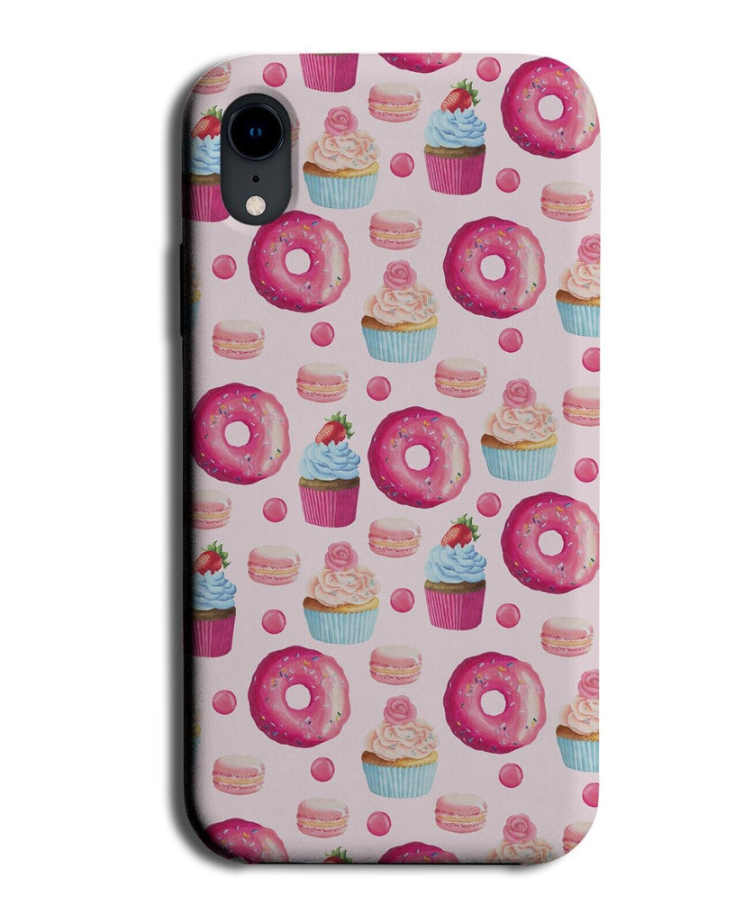 Hot Pink Coloured Deserts Phone Case Cover Desert Strawberry Doughnuts Q819A