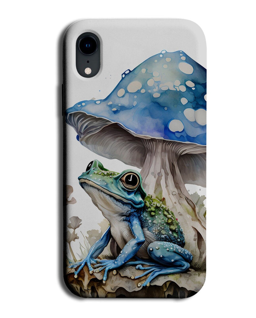 Blue Toad Under Mushroom Phone Case Cover Mushrooms Frogs Toads Frog Story BQ68