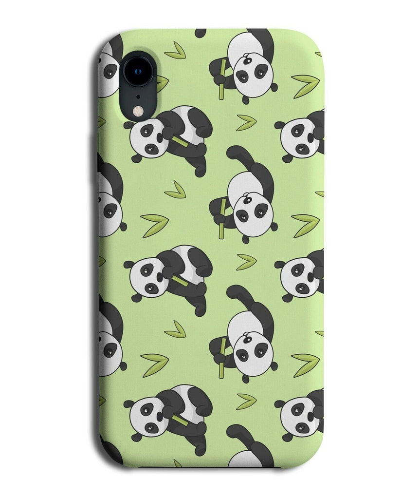 Cartoon Panda Pattern Phone Case Cover Bears Pandas Bear Kids Childrens E617