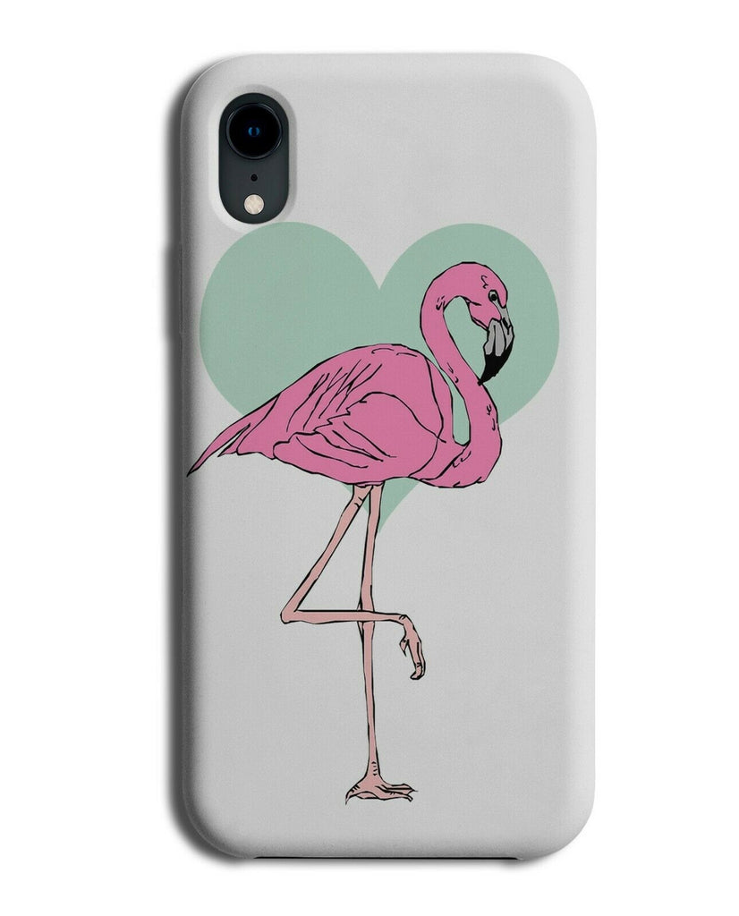 Pink Flamingo Drawing Phone Case Cover Mint Green Flamingos Girls Legs A287