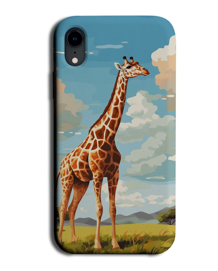 Wild Giraffe Cartoon Phone Case Cover Giraffes Africa African Safari Animal DA36