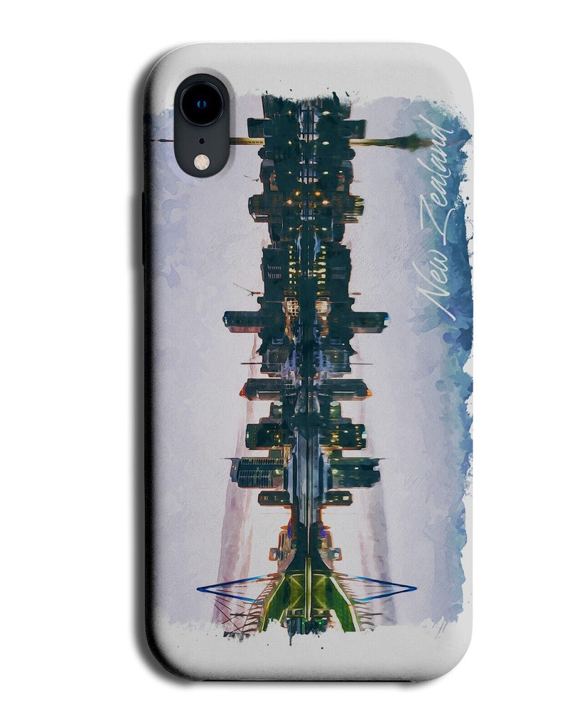 New Zealand Buildings Phone Case Cover NZ Architecture Painting Print City LP89