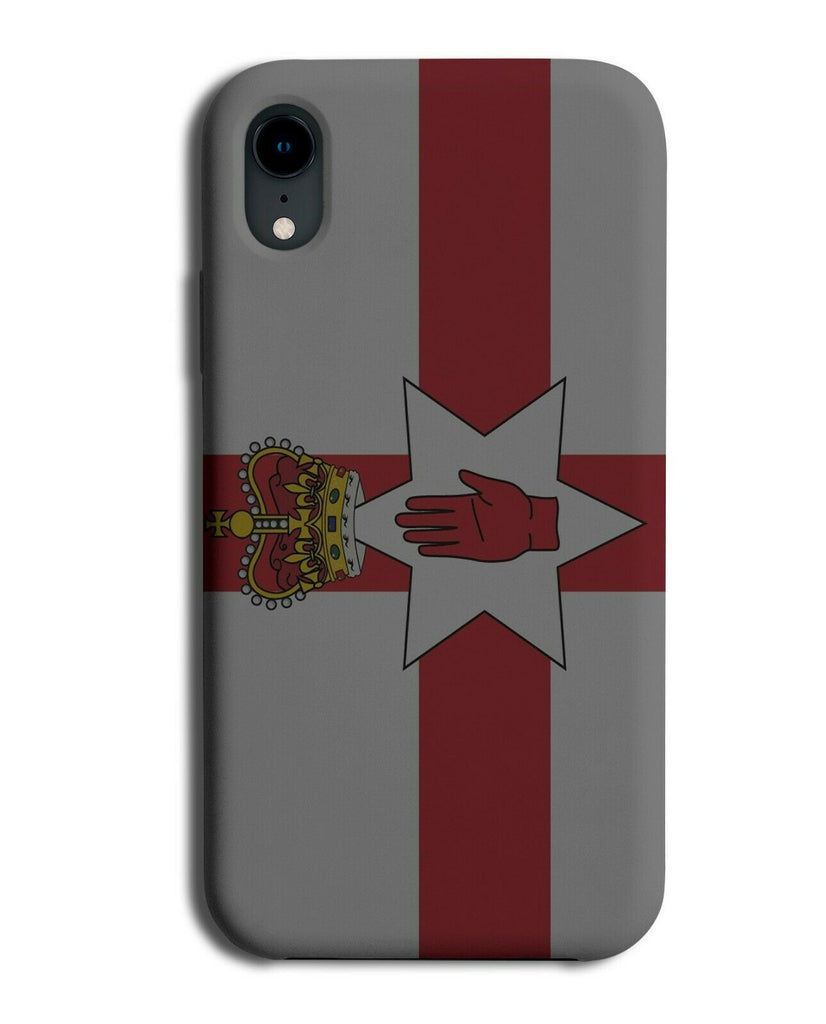 Dark Northern Ireland Flag Phone Case Cover Irish Crown Cross Symbol B772