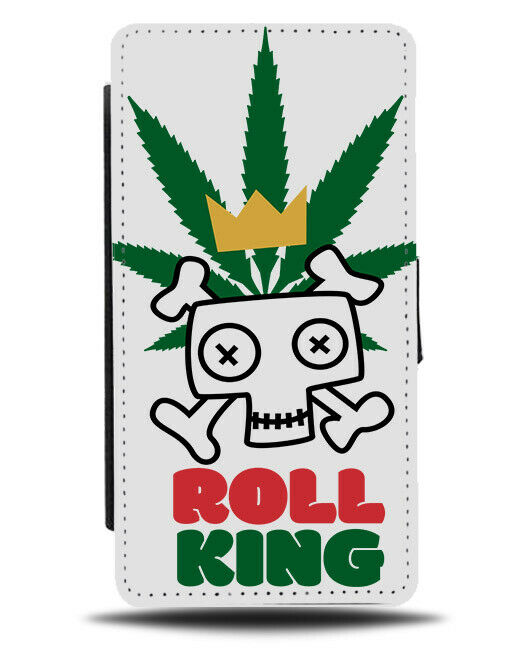 Roll King Flip Wallet Phone Case Canabis Plant Logo Weed Stoner Design E236